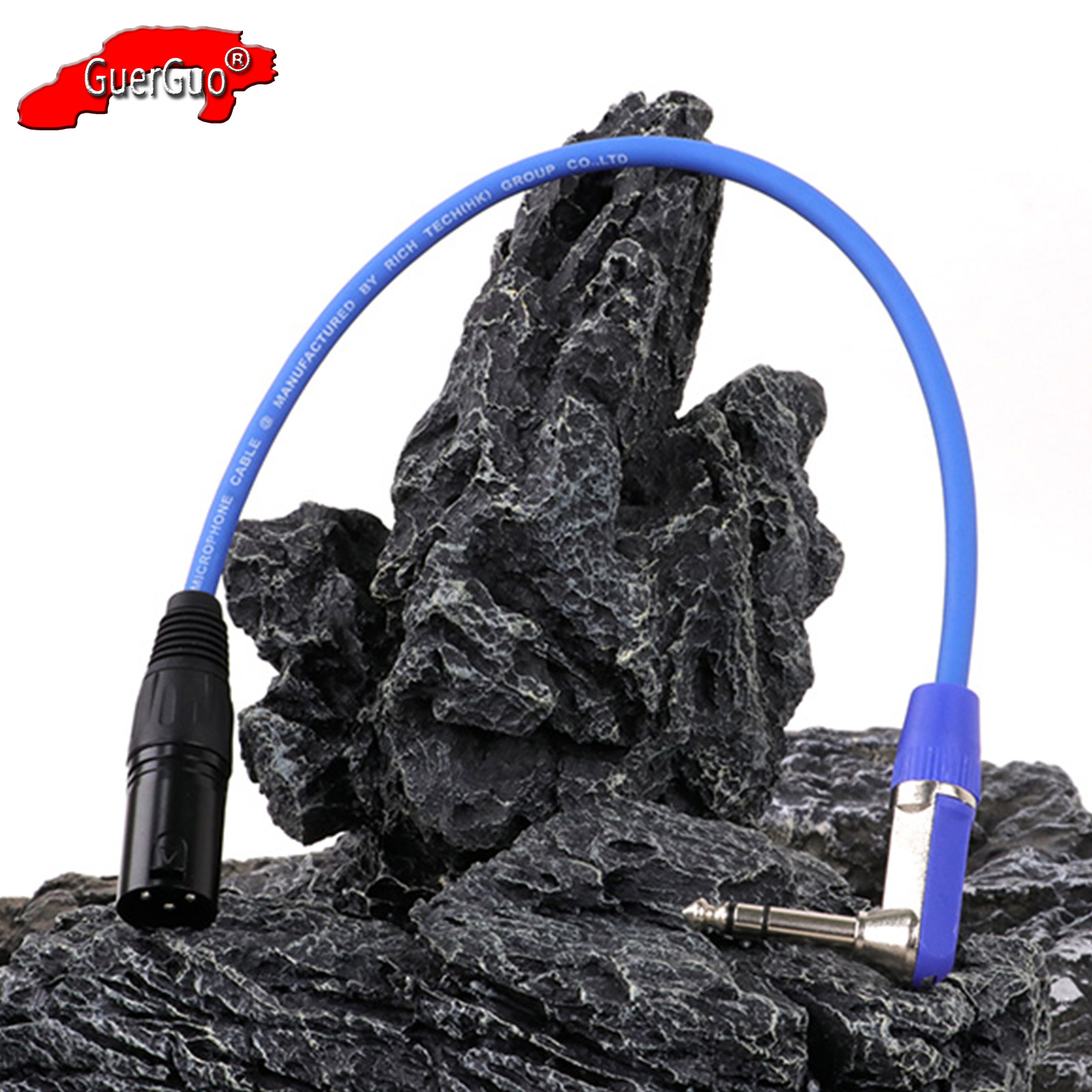 Xlr To 6.35Mm Balanced Audio Cable Patch - แจ็ค TRS 6.35มม. 1/4นิ้วเป็นสัญญาณ3Pin XLR ตัวผู้/ตัวเมียสายเคเบิลเชื่อมต่อระหว่างสายเคเบิลขนาด1/4นิ้วไปยัง