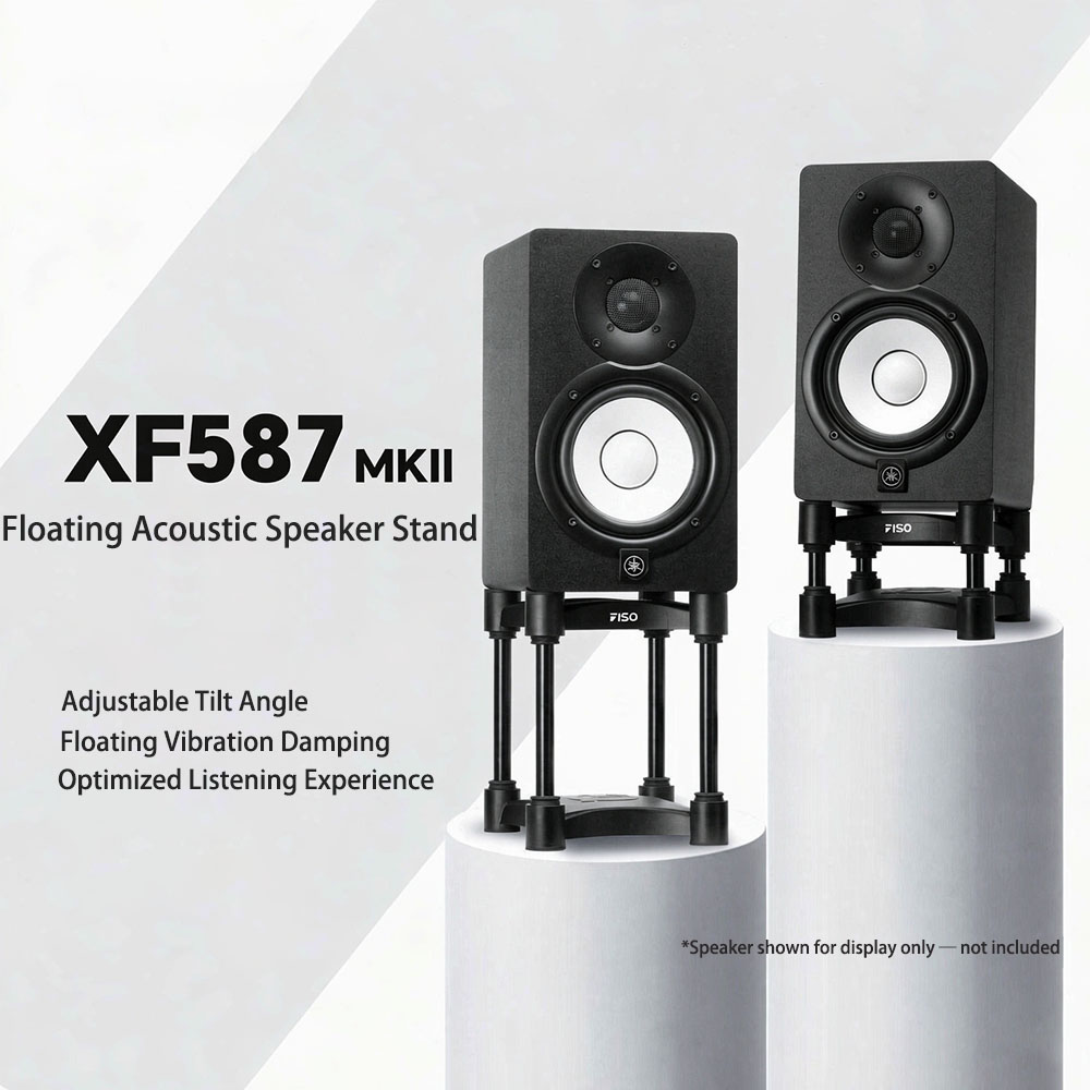 Studio Monitor Speaker Stands Desktop - 1 คู่ แผ่นรองขาตั้งลำโพง XF587 MKII สำหรับนักฟังระดับออดิโอไฟล์