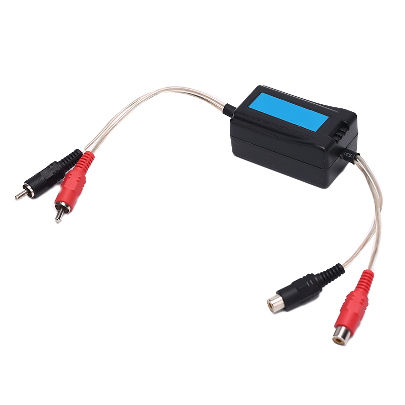 Audio Ground Loop Isolator 3.5Mm Rca - Hkatops 3.5MM RCA สายกราวด์แยกเสียงสเตอริโอตัวกรองสัญญาณรบกวนแจ็คเสียง