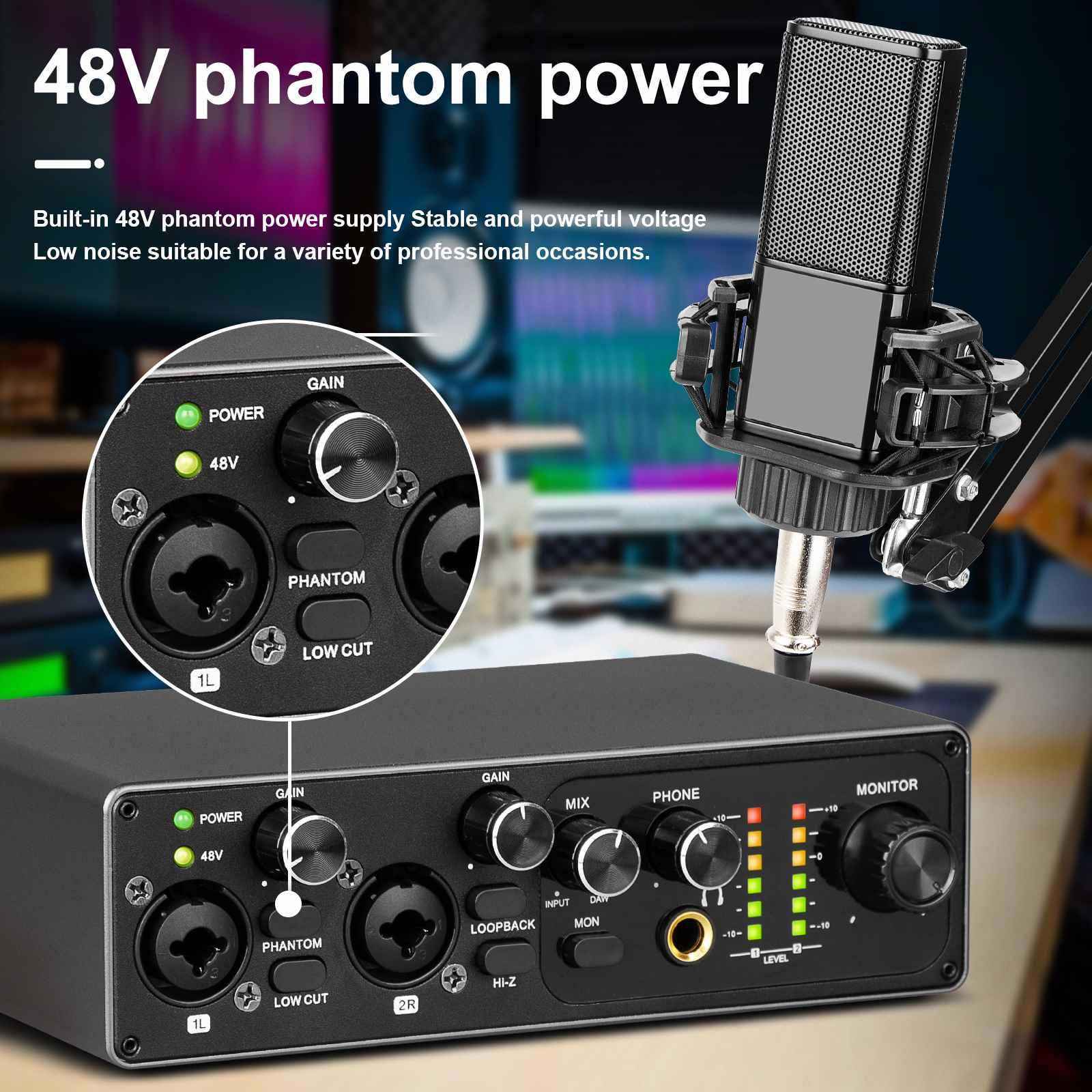 สำหรับอินเทอร์เฟซเสียง USB ระด - Studio Audio Interface With 48V Phantom บทวิจารณ์และราคา