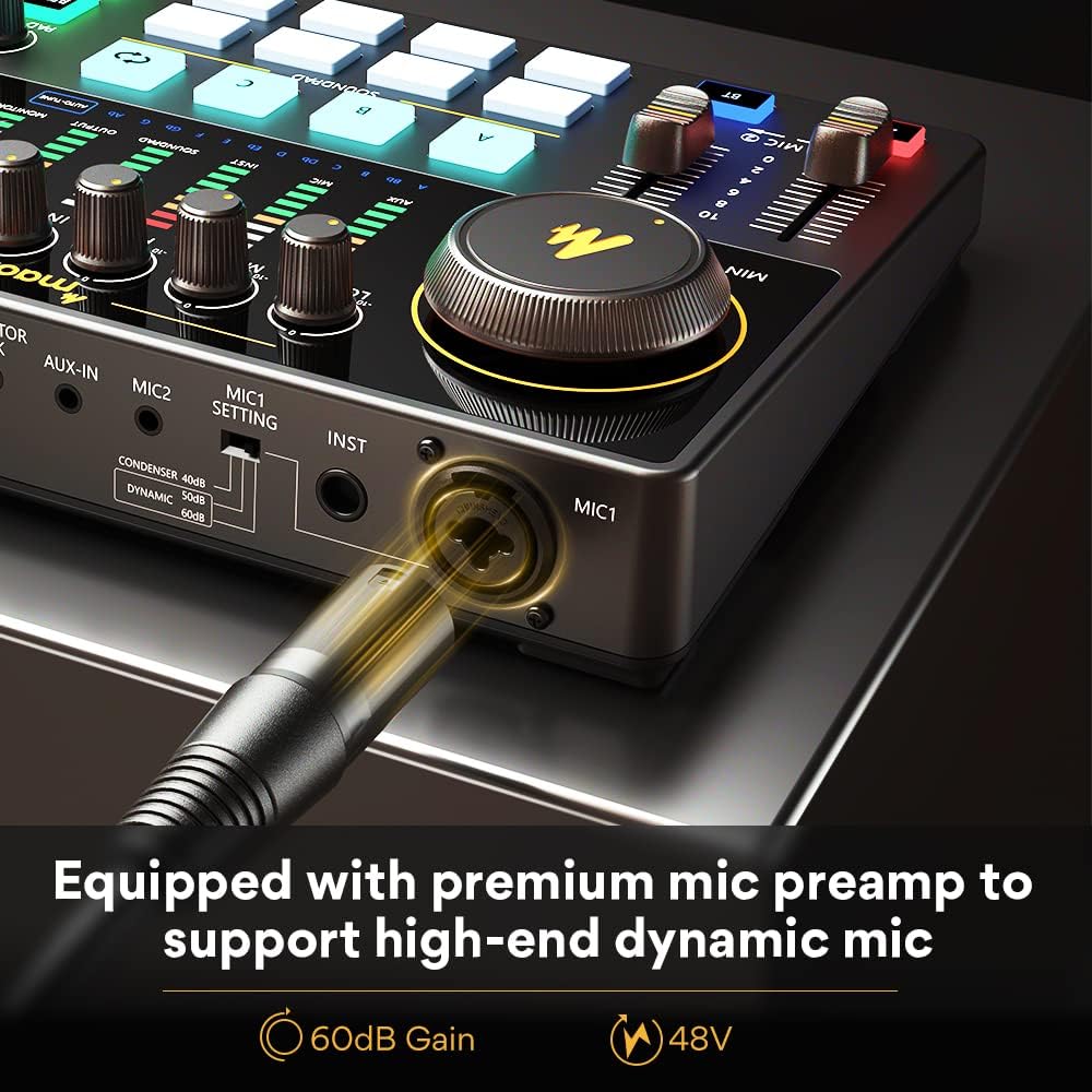 อินเทอร์เฟซเสียง MAONO AME2 มิ - Studio Audio Interface With 48V Phantom บทวิจารณ์และราคา