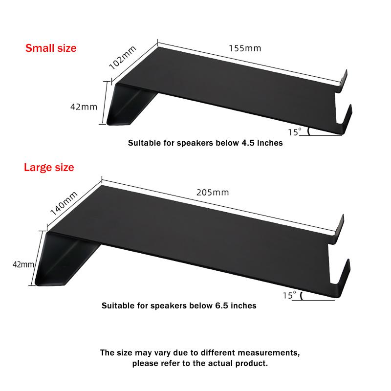 ขาตั้งลำโพงโลหะแบบหนาพิเศษพร้อ - Studio Monitor Speaker Stands Desktop บทวิจารณ์และราคา