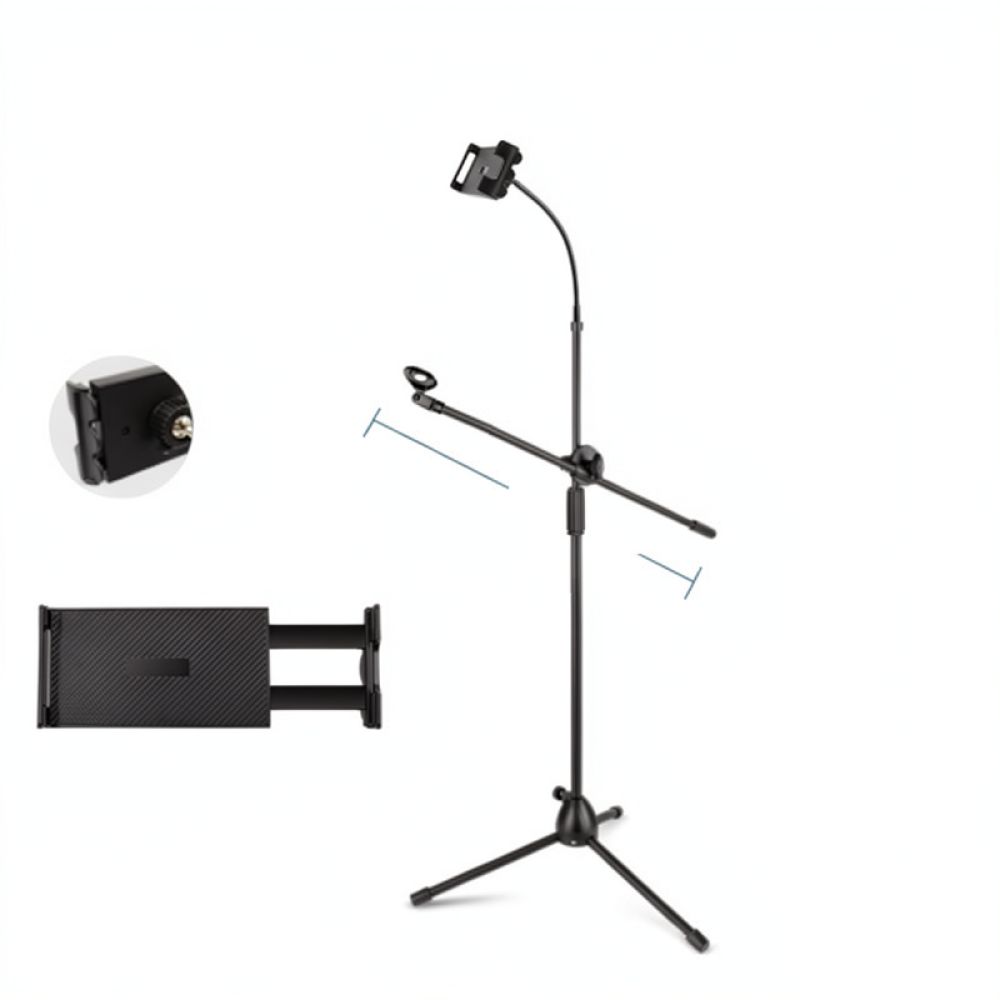 ขาตั้งไมโครโฟนแบบสามขาสำหรับสต - Recording Studio Broadcast Boom Arm บทวิจารณ์และราคา