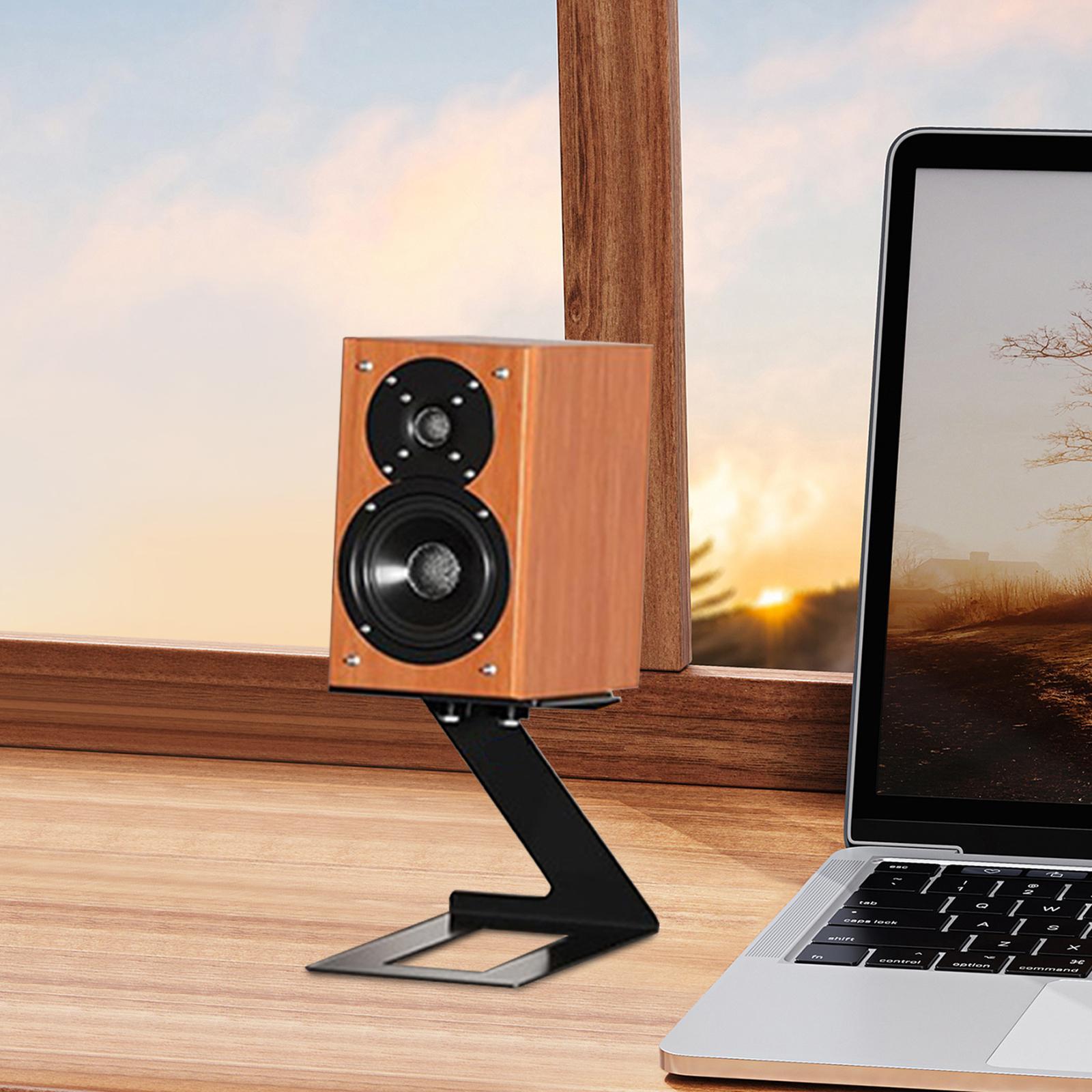 ขาตั้งลําโพงตั้งโต๊ะพร้อมแผ่นด - Studio Monitor Speaker Stands Desktop บทวิจารณ์และราคา