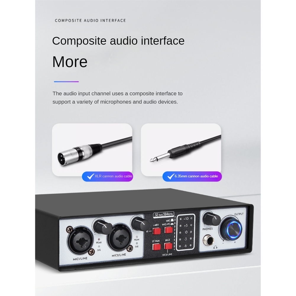 T23C อินเทอร์เฟซเสียง USB 2 เข - Studio Audio Interface With 48V Phantom บทวิจารณ์และราคา