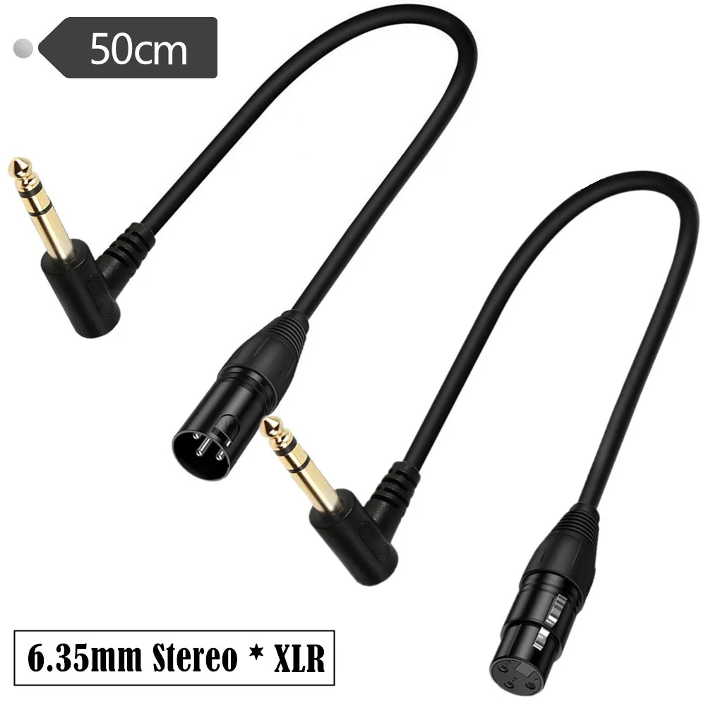 สายเคเบิลเสียงบาลานซ์ TRS ขนาด - Xlr To 6.35Mm Balanced Audio Cable Patch บทวิจารณ์และราคา
