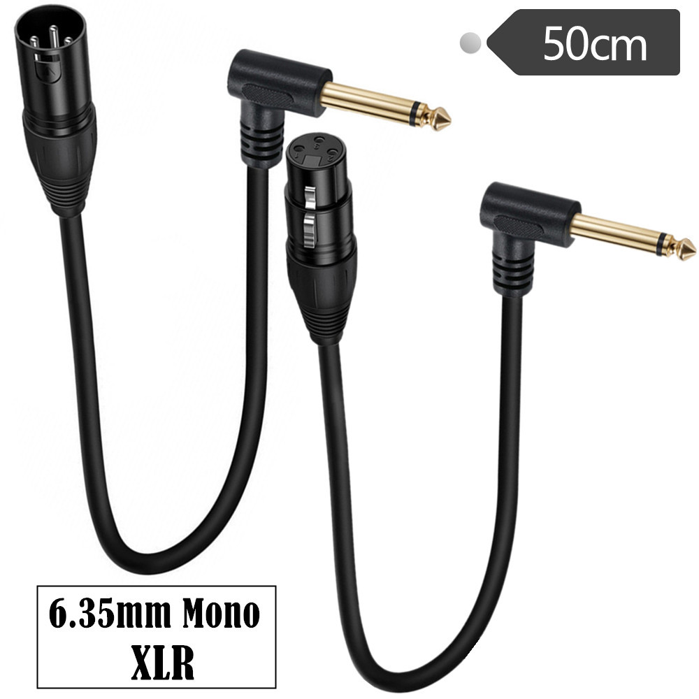 สายเคเบิลเสียงบาลานซ์ TRS ขนาด - Xlr To 6.35Mm Balanced Audio Cable Patch บทวิจารณ์และราคา