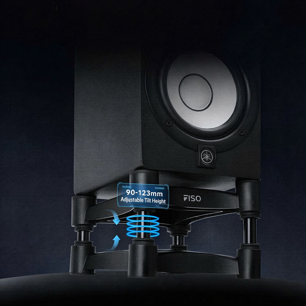 1 คู่ แผ่นรองขาตั้งลำโพง XF587 - Studio Monitor Speaker Stands Desktop บทวิจารณ์และราคา
