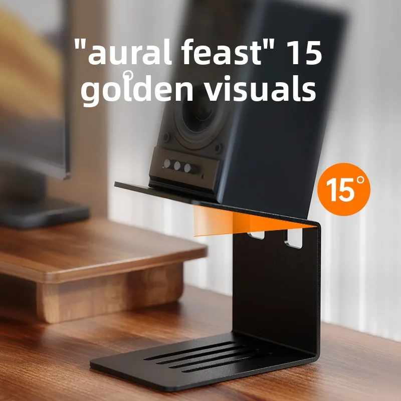 ขาตั้งลำโพงตั้งโต๊ะโลหะอเนกประ - Studio Monitor Speaker Stands Desktop บทวิจารณ์และราคา