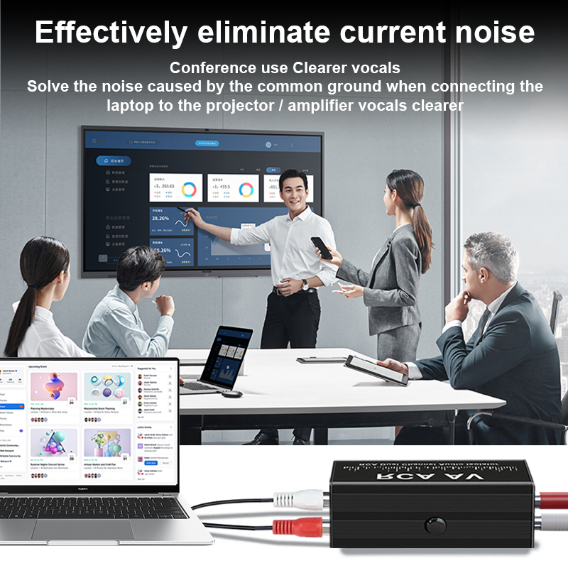 ตัวแยกสัญญาณเสียงแบบพกพา 3.5 ม - Audio Ground Loop Isolator 3.5Mm Rca บทวิจารณ์และราคา