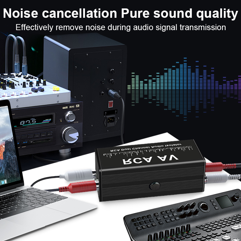 ตัวแยกสัญญาณเสียงแบบพกพา 3.5 ม - Audio Ground Loop Isolator 3.5Mm Rca บทวิจารณ์และราคา
