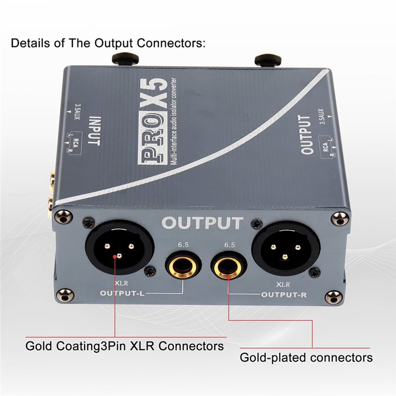 B76B กล่องกรองสัญญาณรบกวนและตั - Audio Ground Loop Isolator 3.5Mm Rca บทวิจารณ์และราคา