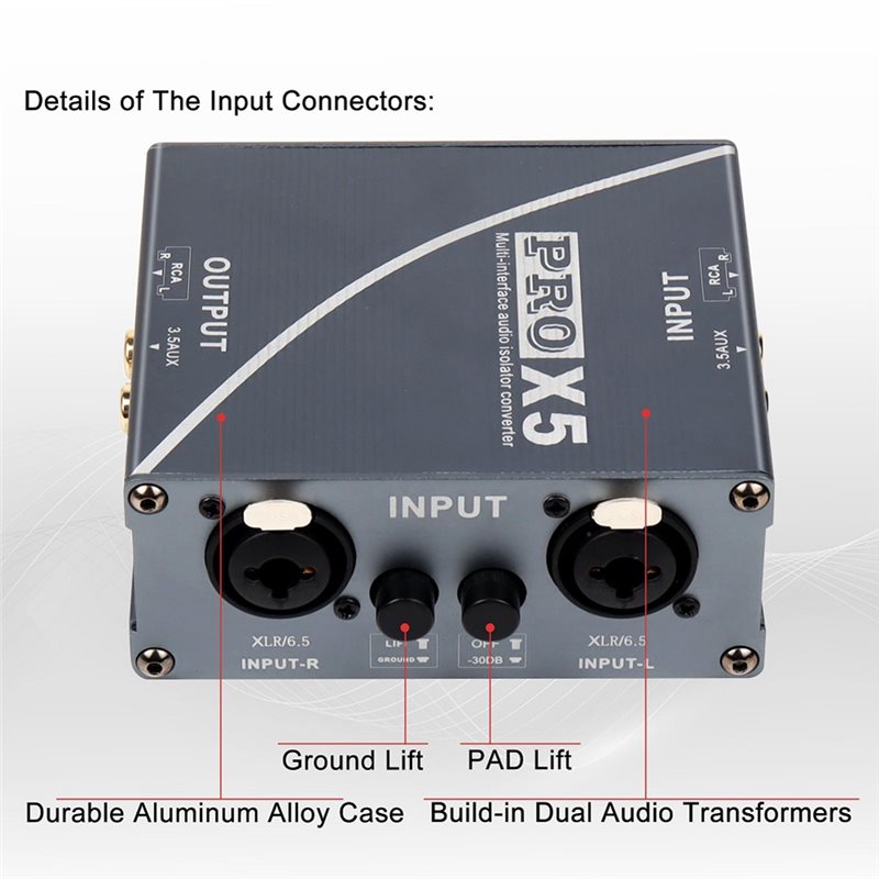 B76B กล่องกรองสัญญาณรบกวนและตั - Audio Ground Loop Isolator 3.5Mm Rca บทวิจารณ์และราคา