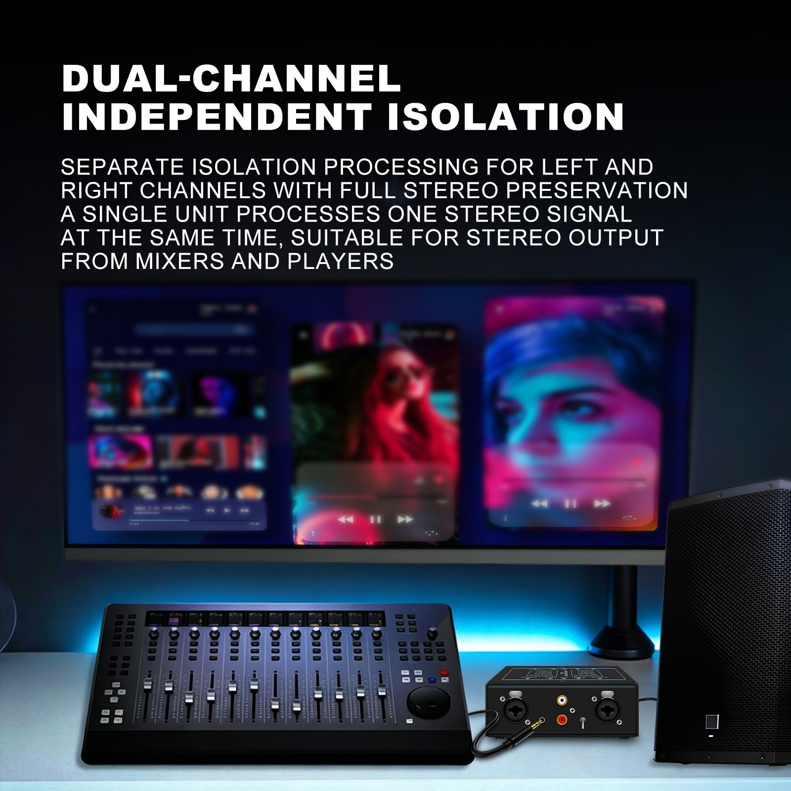 2 อุปกรณ์แยกสัญญาณเสียงแบบสองช - Audio Ground Loop Isolator 3.5Mm Rca บทวิจารณ์และราคา