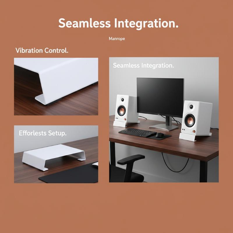 ขาตั้งลำโพงโลหะแบบหนาพิเศษพร้อ - Studio Monitor Speaker Stands Desktop บทวิจารณ์และราคา