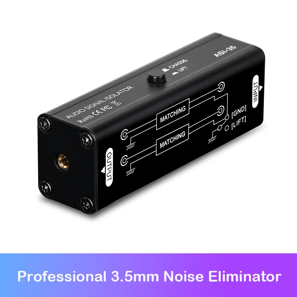 3.5 มม.AUX GROUND LOOP Isolato - Audio Ground Loop Isolator 3.5Mm Rca บทวิจารณ์และราคา