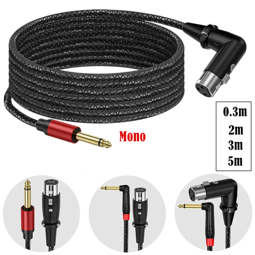 สายสัญญาณเสียงแบบถัก 6.35 มม.  - Xlr To 6.35Mm Balanced Audio Cable Patch บทวิจารณ์และราคา