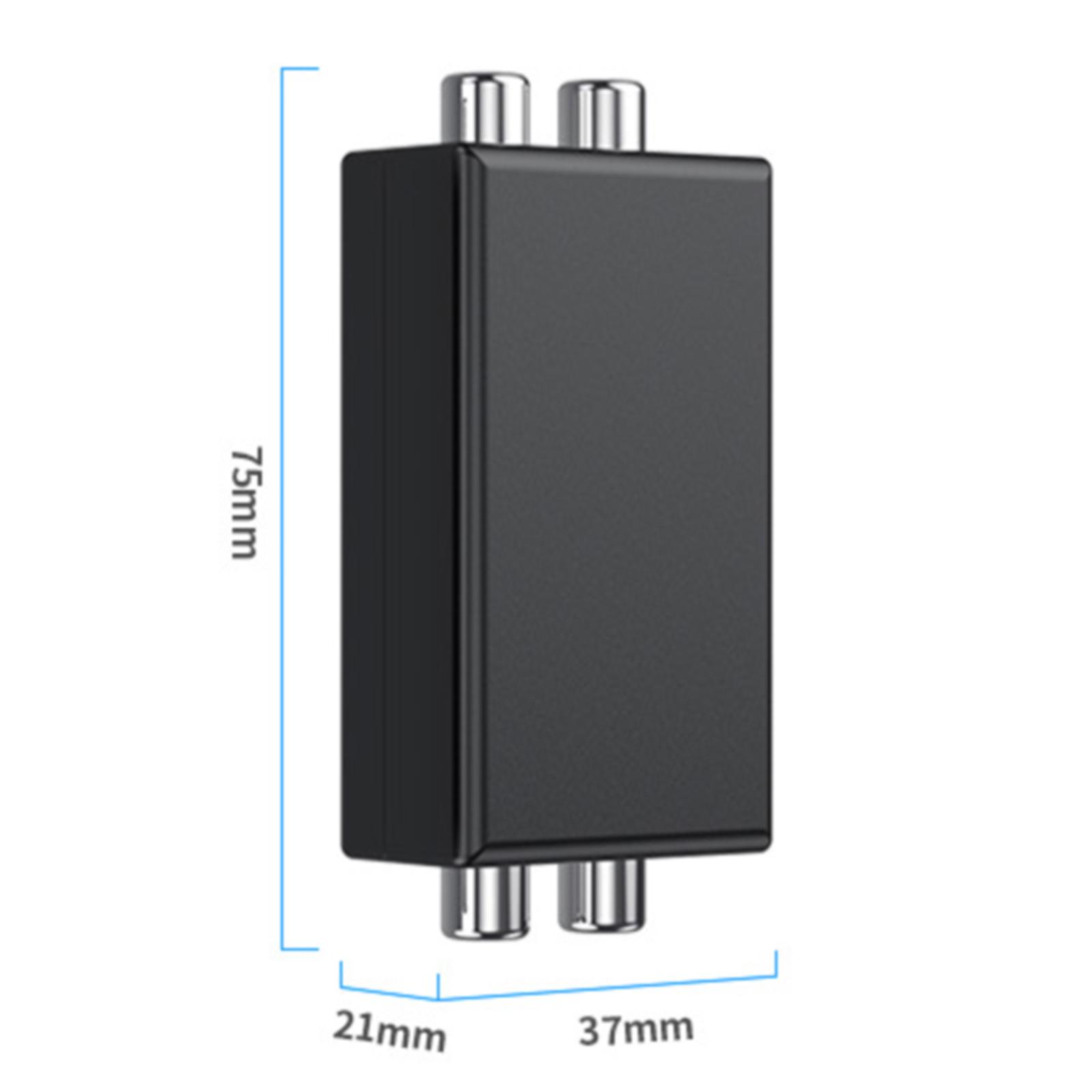 ตัวแยกสัญญาณเสียงรบกวนจากกราวด - Audio Ground Loop Isolator 3.5Mm Rca บทวิจารณ์และราคา