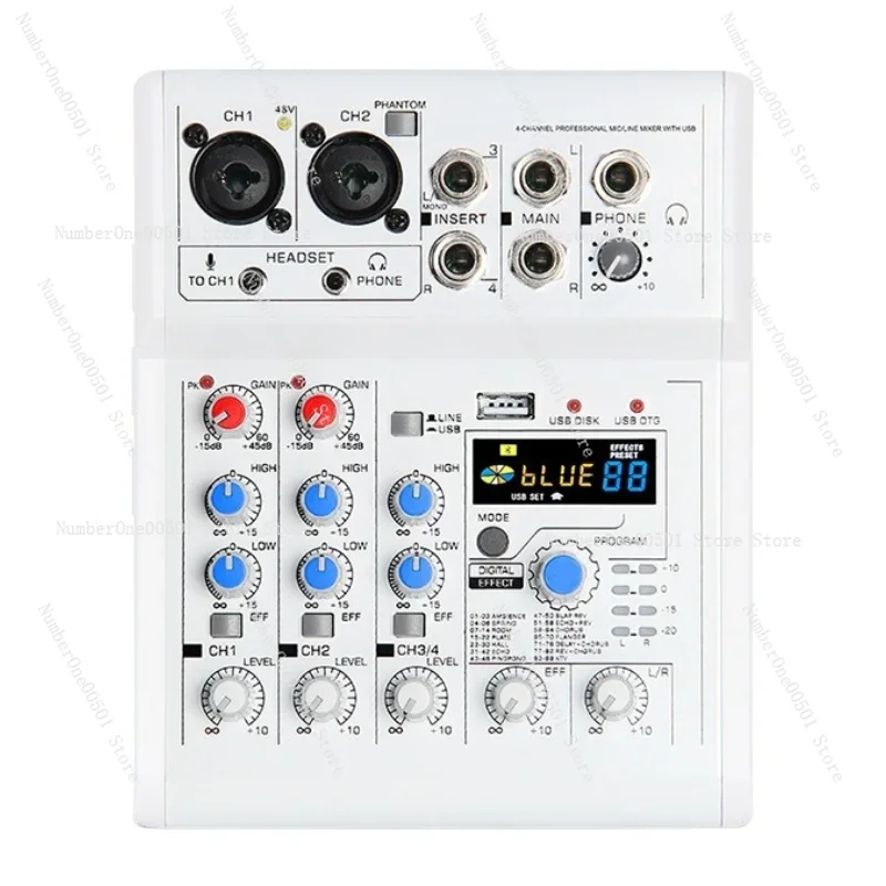 มิกเซอร์เสียงขนาดเล็ก 4 ช่องพร - Audio Mixer 4 Channel Usb Bluetooth Pc บทวิจารณ์และราคา