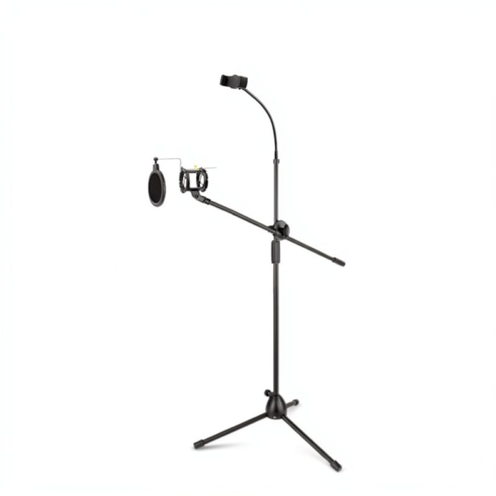 ขาตั้งไมโครโฟนแบบปรับได้ ขาตั้ - Recording Studio Broadcast Boom Arm บทวิจารณ์และราคา