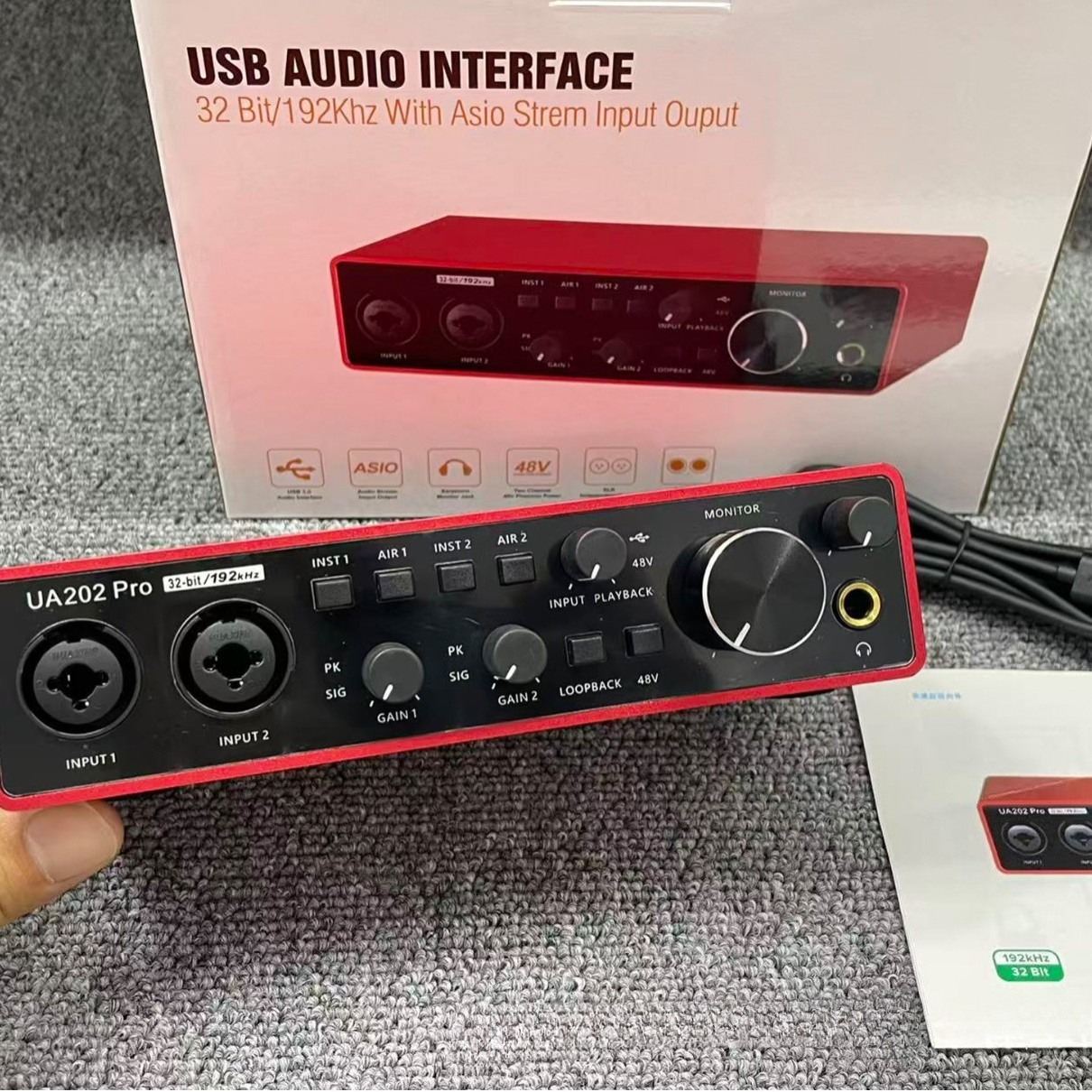 การ์ดเสียงระดับมืออาชีพ UA202  - Studio Audio Interface With 48V Phantom บทวิจารณ์และราคา