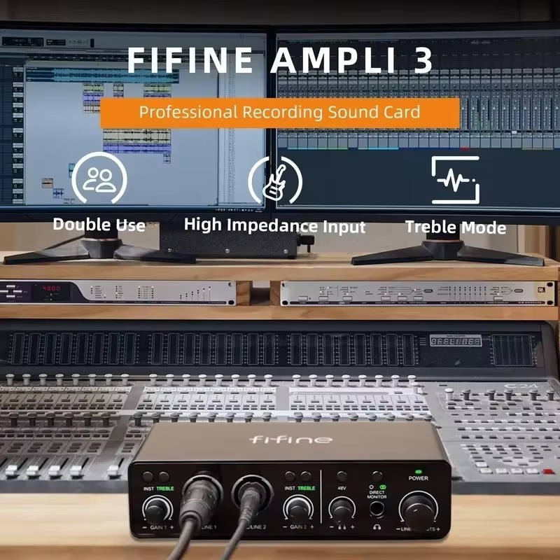 อินเทอร์เฟซเสียง Ampli3 Type C - Usb Audio Interface 2 In 2 Out 24Bit บทวิจารณ์และราคา