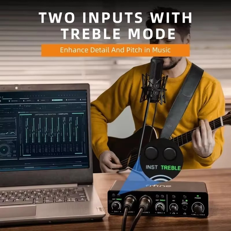 อินเทอร์เฟซเสียง Ampli3 Type C - Usb Audio Interface 2 In 2 Out 24Bit บทวิจารณ์และราคา