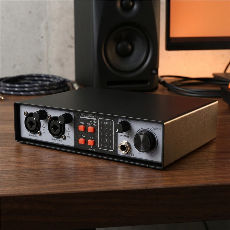 SQPP-2 อินเทอร์เฟซเสียง USB แบ - Studio Audio Interface With 48V Phantom บทวิจารณ์และราคา