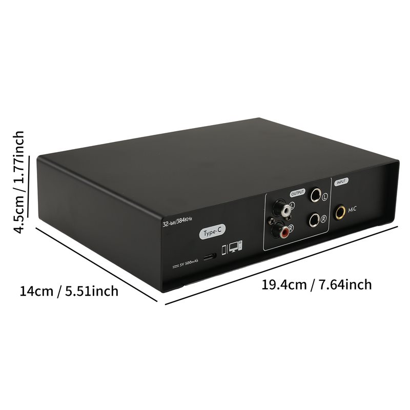 SQPP-2 อินเทอร์เฟซเสียง USB แบ - Studio Audio Interface With 48V Phantom บทวิจารณ์และราคา