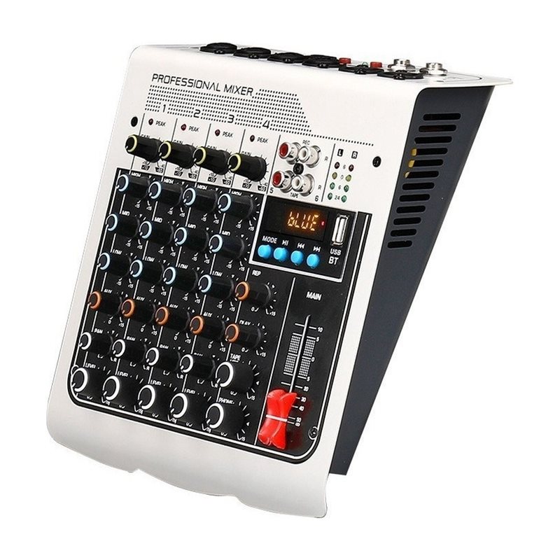 มิกเซอร์เสียง 4 ช่อง ใช้พลังงา - Studio Audio Interface With 48V Phantom บทวิจารณ์และราคา
