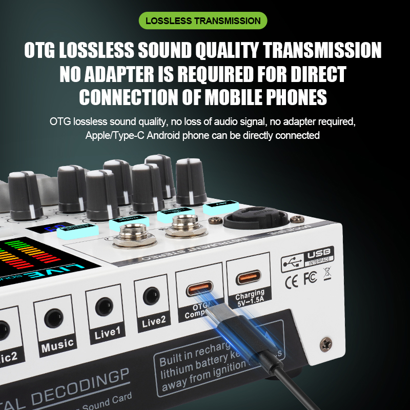การ์ดเสียง GOOERMI SN800 USB A - Studio Audio Interface With 48V Phantom บทวิจารณ์และราคา