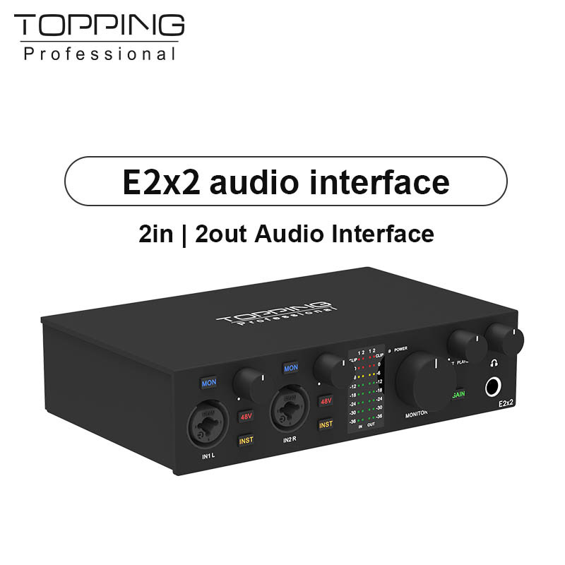 อินเทอร์เฟซเสียงระดับมืออาชีพ  - Usb Audio Interface 2 In 2 Out 24Bit บทวิจารณ์และราคา