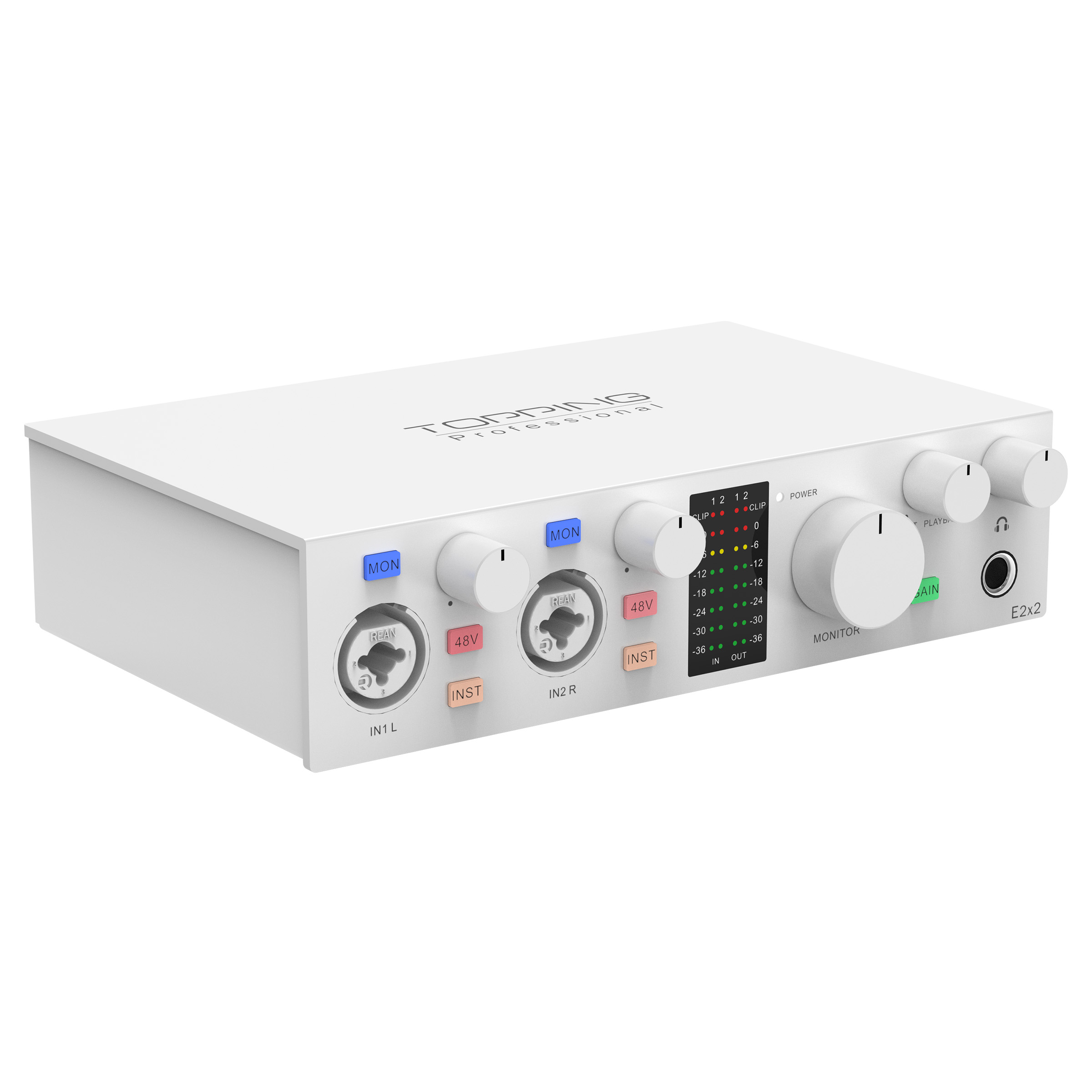 อินเทอร์เฟซเสียงระดับมืออาชีพ  - Usb Audio Interface 2 In 2 Out 24Bit บทวิจารณ์และราคา